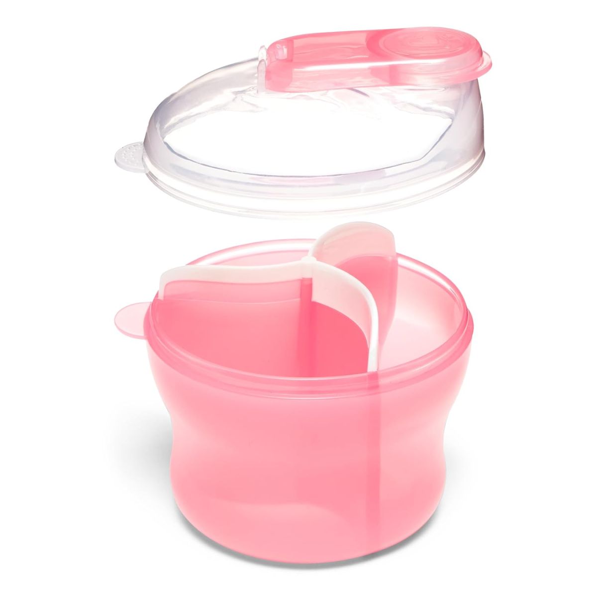 Munchkin Formula Dispenser - Light Pink - Convenient Feeding On the Go